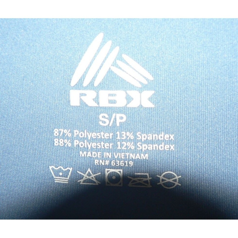 RBX Active Women's Quick Dry Sleeveless Racerback Workout Tank in Blue Small - Picture 4 of 9